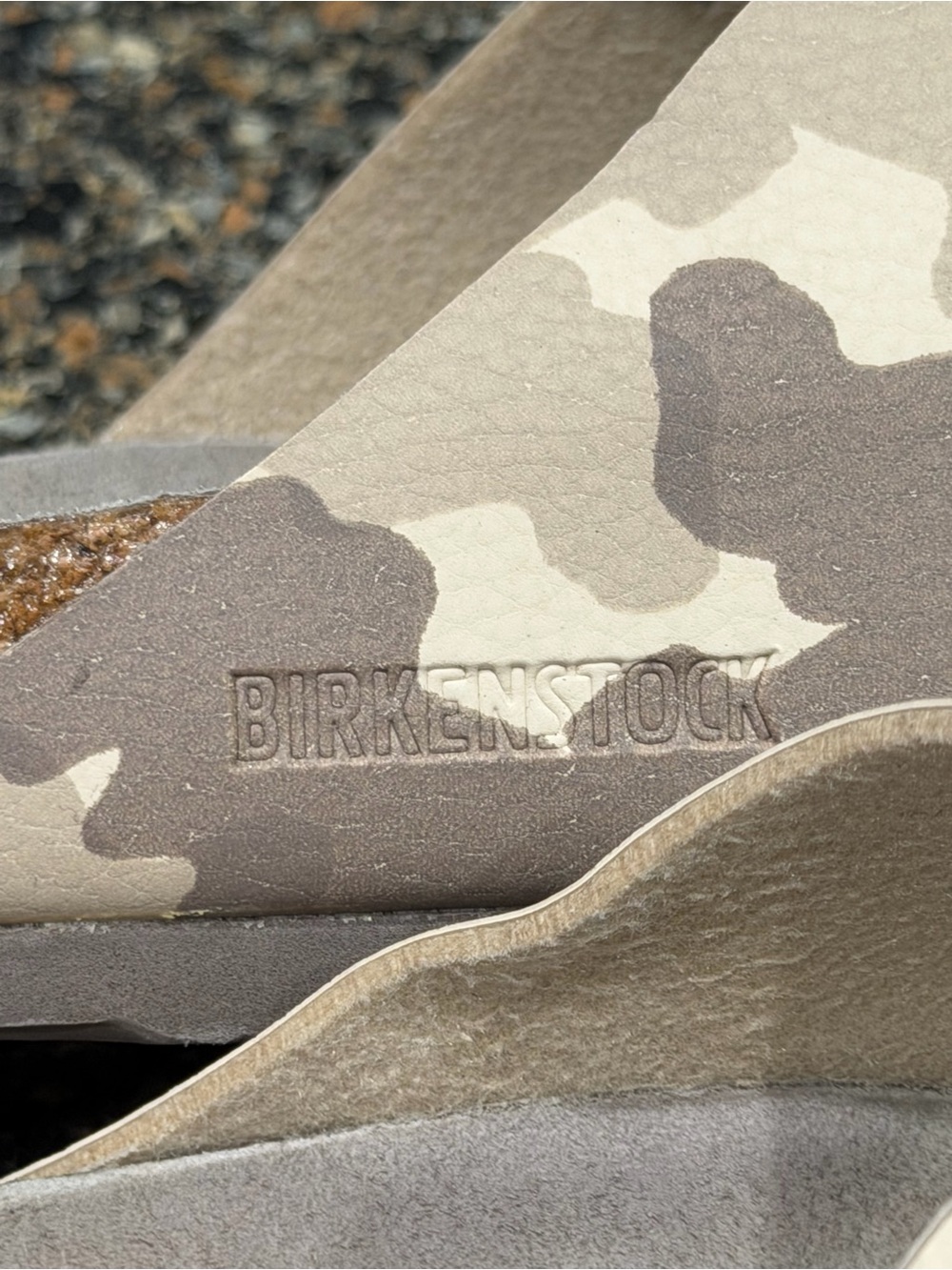 Birkenstock ladies 41 Arizona Two-Strap Sandals in Beige Camo - Picture 10 of 10